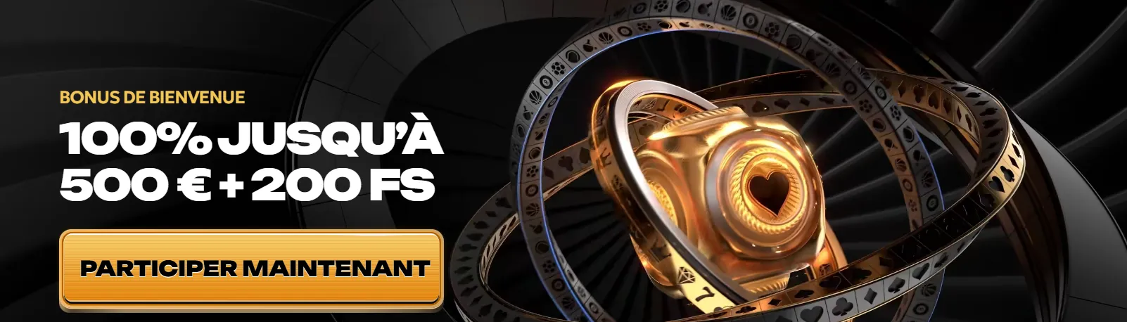 Bannière promotionnelle du Spinsy Casino avec offres et bonus