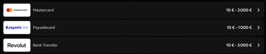 Méthodes de dépôt du Spinsy Casino pour paiements rapides et sécurisés