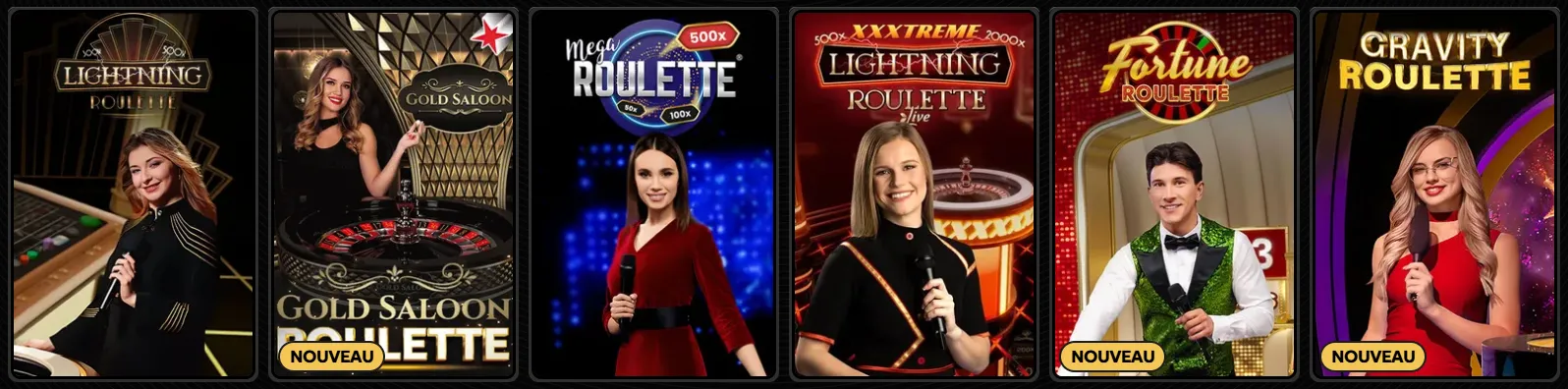 Casino en direct du Spinsy Casino avec croupiers réels